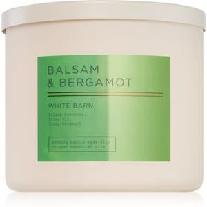 Bath & Body Works Balsam & Bergamot vonná sviečka 411 g
