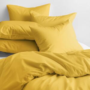 Goldea bavlnené posteľné obliečky - medovo žlté 140 x 200 a 70 x 90 cm