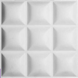 Obkladové panely 3D PVC 10033, cena za kus, rozmer 500 x 500 mm, Block, IMPOL TRADE