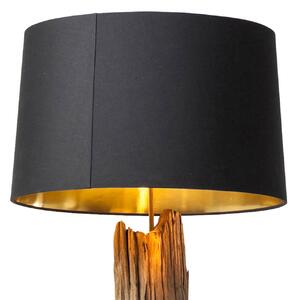 KARE Nature Rovná stojacia lampa unikátna z dreva