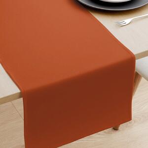 Goldea behúň na stôl 100% bavlnené plátno - tehlový 35x140 cm