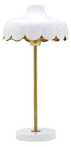 PR Home Stolná lampa Wells biela/zlatá