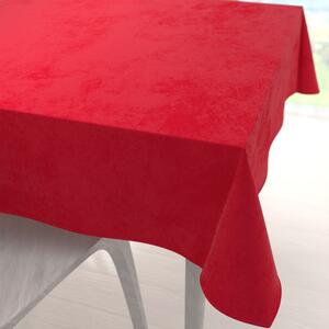 Biante Zamatový štvorcový obrus Velvet Prémium SVP-051 Sýto červený 80x80 cm
