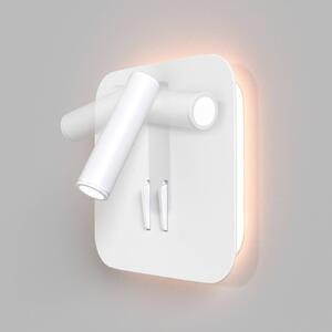 Nástenné svietidlo Maytoni Ios 176 LED, hranaté, biele