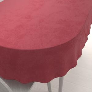 Biante Zamatový oválny obrus Velvet Prémium SVP-050 Vínovo červený 60x100 cm