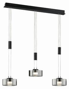 ZÁVESNÉ LED SVIETIDLO, 100/20/160 cm Fischer & Honsel - Online Only bytové doplnky, Online Only