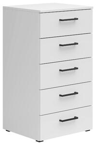 KOMODA, biela, 45/83/40 cm Carryhome - Komody