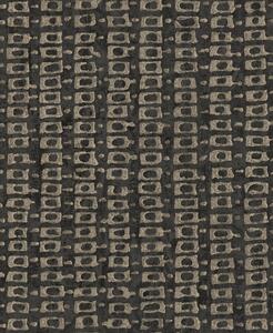 Luxusná čierna geometrická vliesová tapeta na stenu, 58708, Aurum II, Limonta