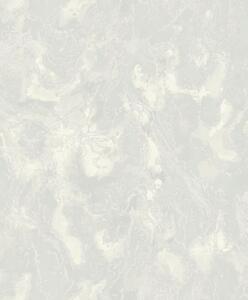 Luxusná biela metalická vliesová tapeta s hrubou štruktúrou, 57311, Aurum II, Limonta