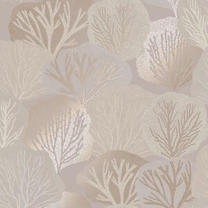 Sivá vliesová tapeta na stenu, stromy, 121443, New Eden, Graham&Brown Premium