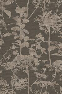 Hnedá vliesová tapeta na stenu, príroda, trávy, 121434, New Eden, Graham&Brown Premium