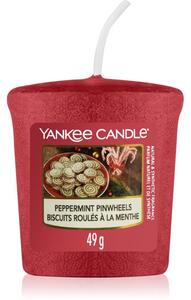 Yankee Candle Peppermint Pinwheels votívna sviečka 49 g