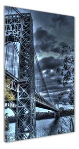 Vertikálny foto obraz sklenený Most New York osv-102968699