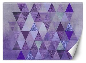 Fototapeta Geometria fialových trojuholníkov - Andrea Haase Materiál: Vliesová, Rozmery: 200 x 140 cm