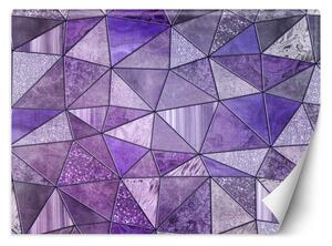 Fototapeta Fialové geometrické textúry - Andrea Haase Materiál: Vliesová, Rozmery: 200 x 140 cm