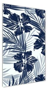 Vertikálny foto obraz sklenený Tropické kvety
