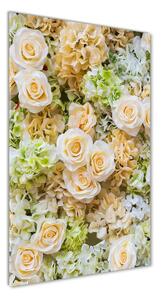 Vertikálny foto obraz sklenený Svadobné kvety