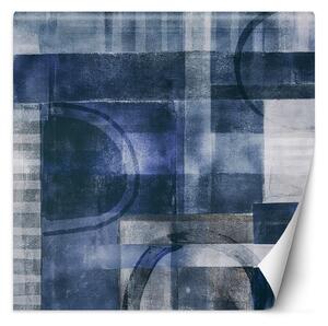 Fototapeta Modrá geometrická abstrakcia - Andrea Haase Materiál: Vliesová, Rozmery: 100 x 100 cm