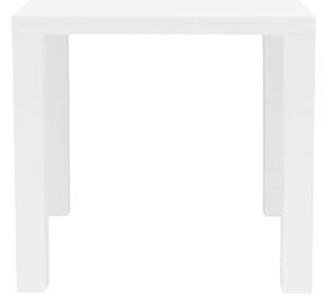 JEDÁLENSKÝ STÔL, biela s vysokým leskom, 80/80/76 cm MID.YOU - Online Only jedálne, Online Only