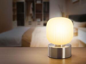 LIVARNO home Stolná LED lampa (stolná lampa, drážkované sklo) (100357117)