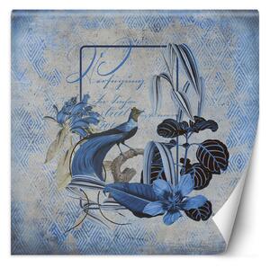 Fototapeta Modré abstraktné vtáky Zvieratá - Andrea Haase Materiál: Vliesová, Rozmery: 100 x 100 cm