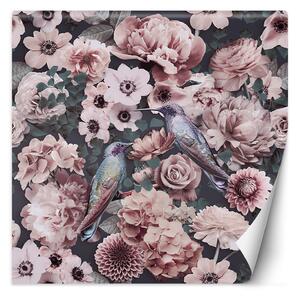 Fototapeta Ružové kvety abstraktné - Andrea Haase Materiál: Vliesová, Rozmery: 100 x 100 cm