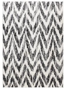 Kusový koberec PP Kimona krémovočierný 140x200cm