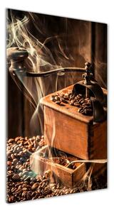 Vertikálny foto obraz fotografie na skle Zrnká kávy