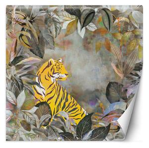 Fototapeta Tiger abstraktný žltý - Andrea Haase Materiál: Vliesová, Rozmery: 100 x 100 cm
