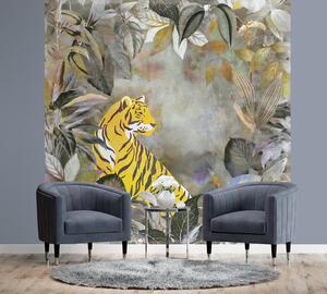 Fototapeta Tiger abstraktný žltý - Andrea Haase Materiál: Vliesová, Rozmery: 100 x 100 cm