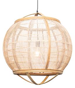 Orientálna závesná lampa hnedá 58 cm - Pascal
