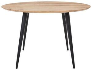 JEDÁLENSKÝ STÔL, akácia, čierna, farba akácie, 120/120/76 cm Livetastic - Stoly, Online Only