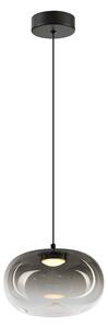 Závesné svietidlo Vaso, 1x grafitové sklenené tienidlo, (fi 18cm), b