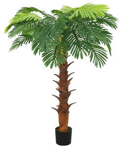 Umelá palma Cycas s kvetináčom 160 cm zelená
