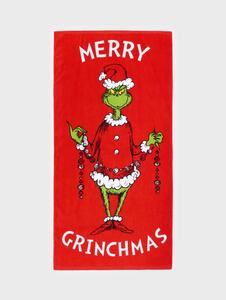 Sinsay - Bavlnený uterák Grinch - červená