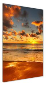 Vertikálny foto obraz sklenený Austrálska pláž
