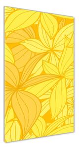 Vertikálny foto obraz sklenený Źlté kvety osv-39162100