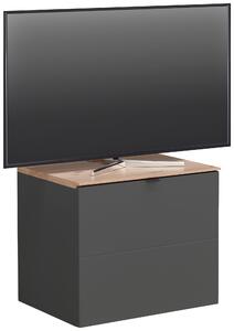 TV DIEL, grafitová, dub artisan, 60/62/44 cm Hom`in - Obývacie zostavy