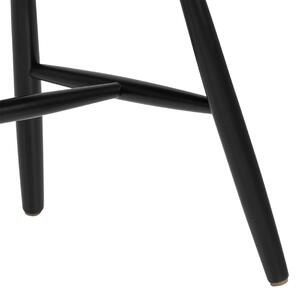 Čierna Jedálenská stolička Riano 50,5 × 49,5 × 86 cm ACTONA