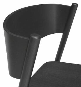 Čierna Barová stolička Oblique 50 × 55 × 103 cm HÜBSCH