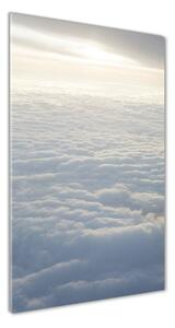 Vertikálny foto obraz fotografie na skle Let nad oblaky