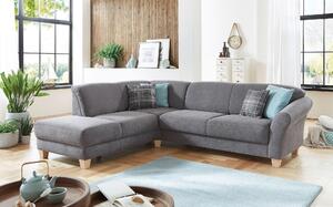 ROHOVÁ SEDAČKA, textil, sivá Sit & More - Sedačky, Online Only