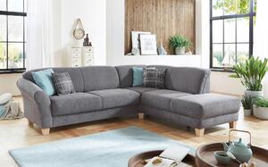 ROHOVÁ SEDAČKA, textil, sivá Sit & More - Sedačky, Online Only