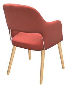 Kreslo JK85 R, Dostupné poťahy: Magic Velvet 2232, farebné prevedenie stoličky v dreve: buk Mirjan24 5903211209536