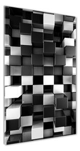 Vertikálny foto obraz sklo tvrdené Abstrakcie kocky