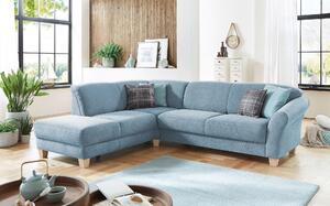 ROHOVÁ SEDAČKA, textil, svetlomodrá Sit & More - Sedačky, Online Only