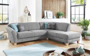 ROHOVÁ SEDAČKA, textil, strieborná Sit & More - Sedačky, Online Only
