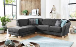 ROHOVÁ SEDAČKA, textil, čierna Sit & More - Sedačky, Online Only