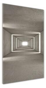 Vertikálny foto obraz sklo tvrdené Betónový tunel
