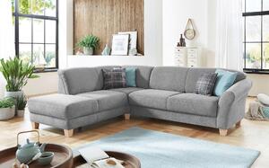 ROHOVÁ SEDAČKA, textil, strieborná Sit & More - Sedačky, Online Only